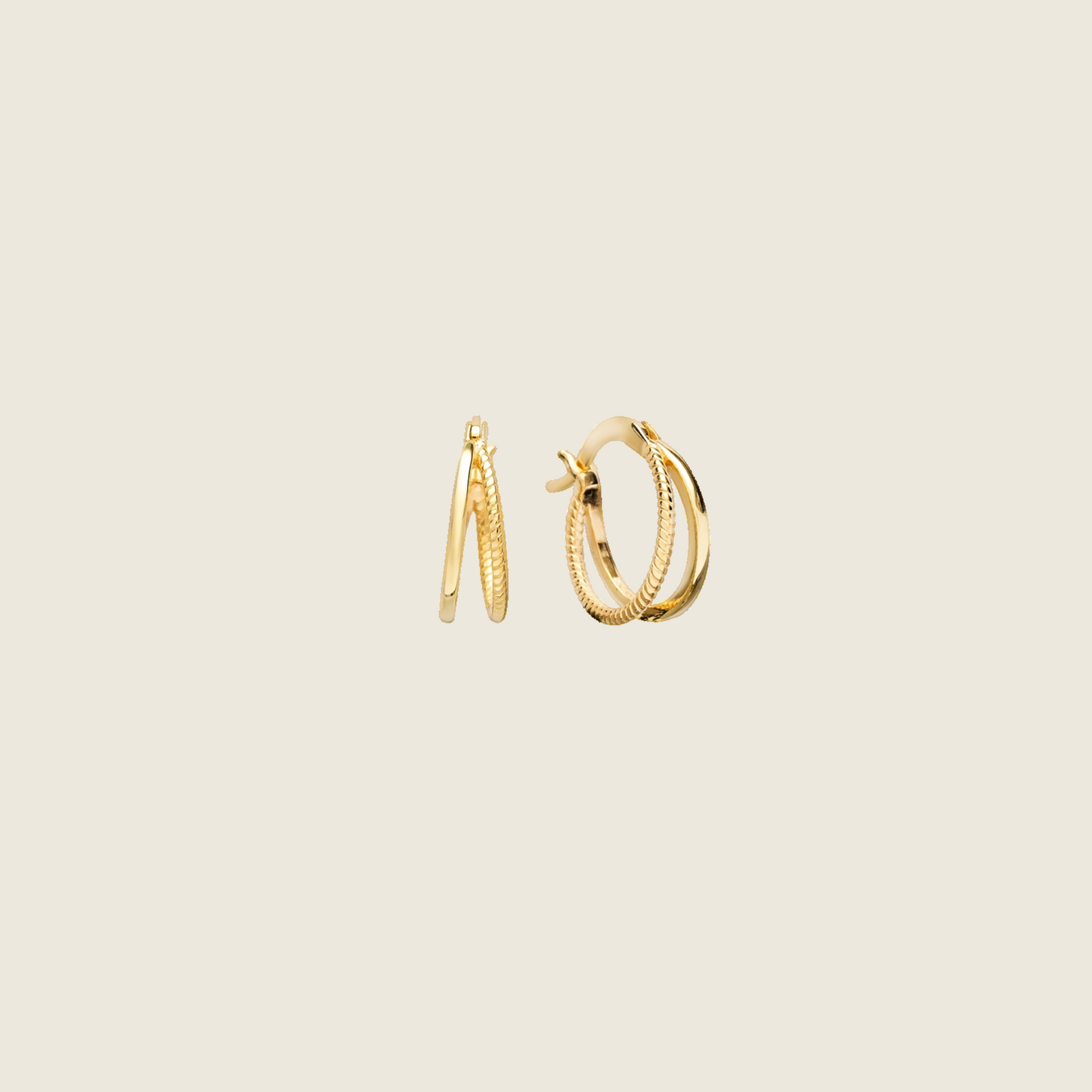 Neum Double Hoop Earrings
