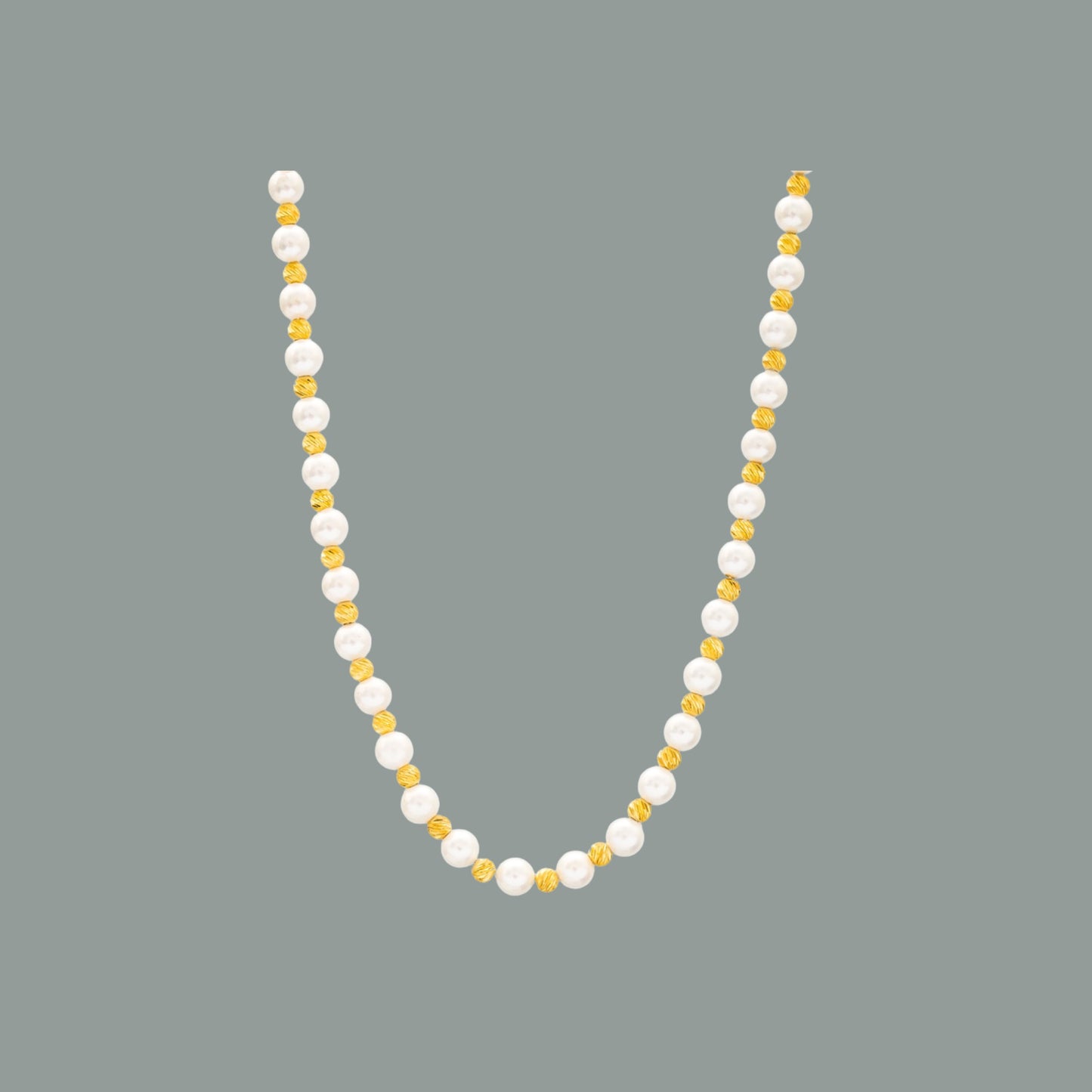 Venus Gold and Pearl Chocker Necklace
