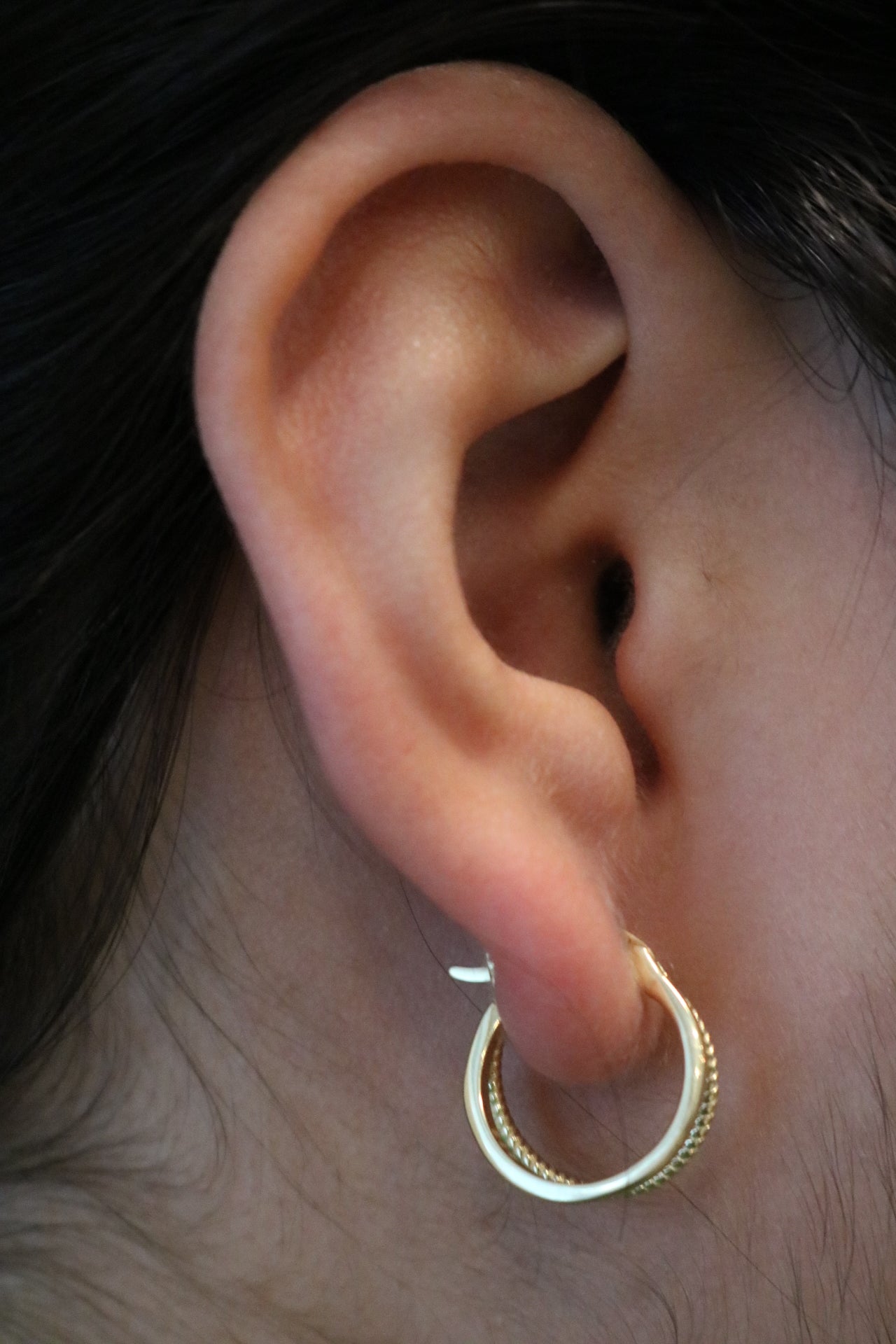 Neum Double Hoop Earrings