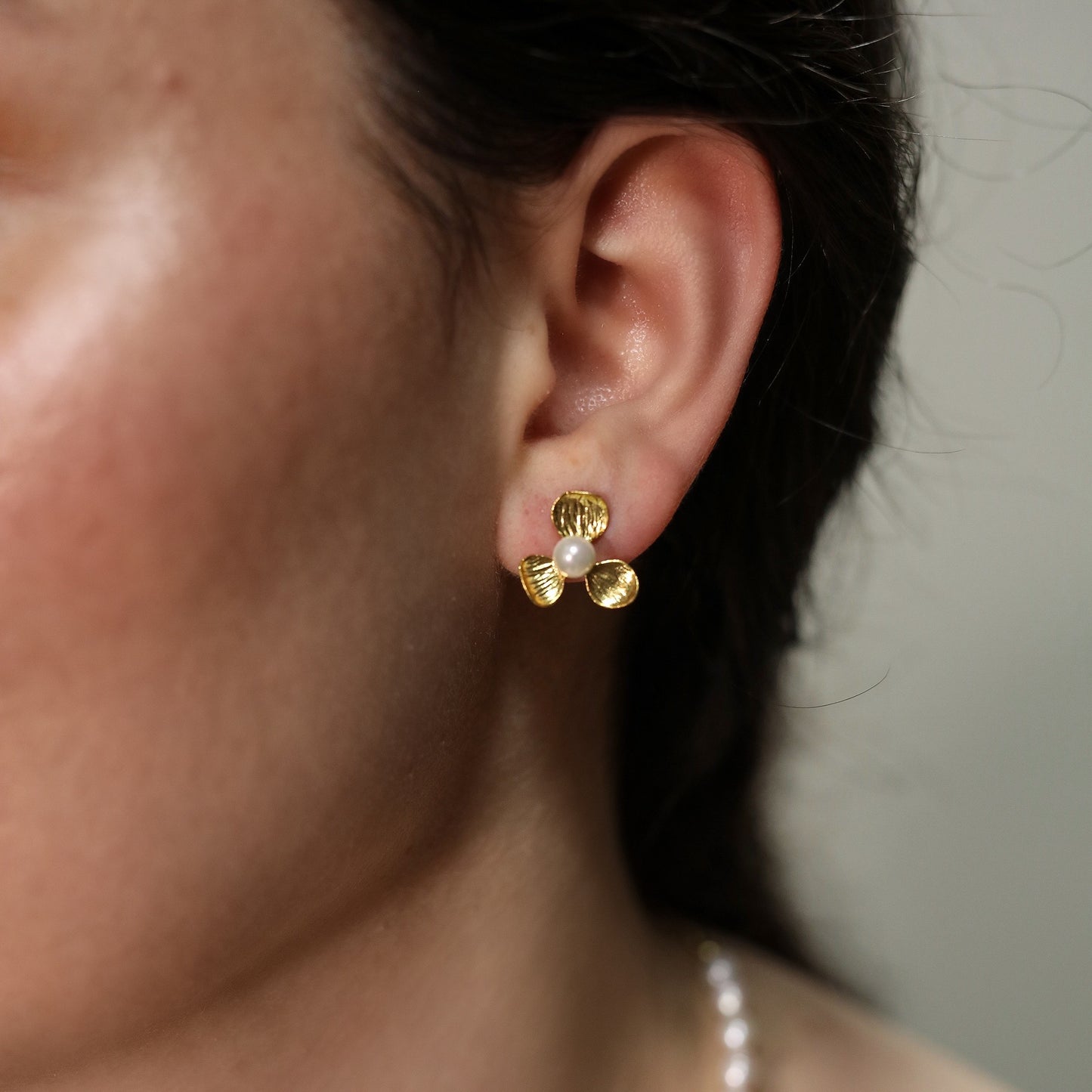Diana Flower Stud Earrings