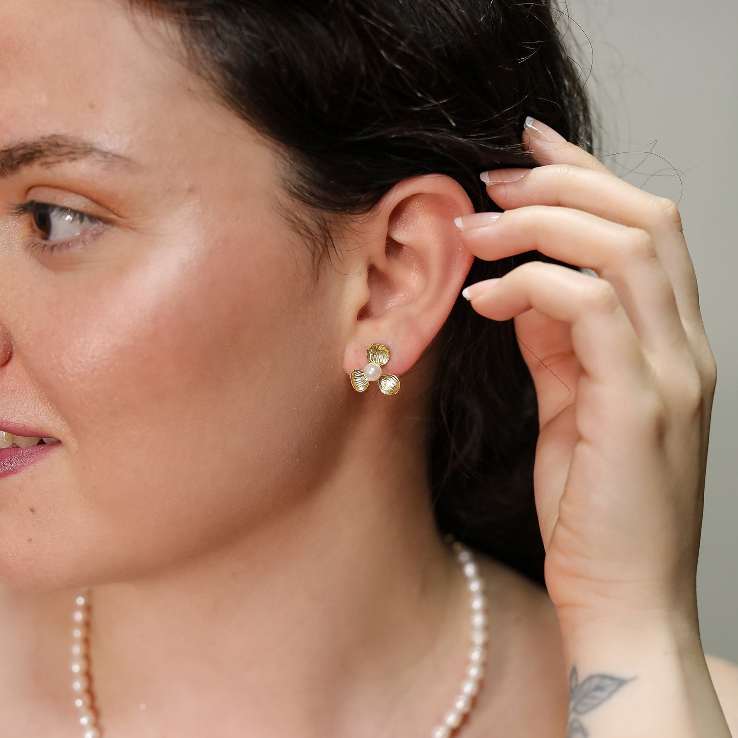 Diana Flower Stud Earrings