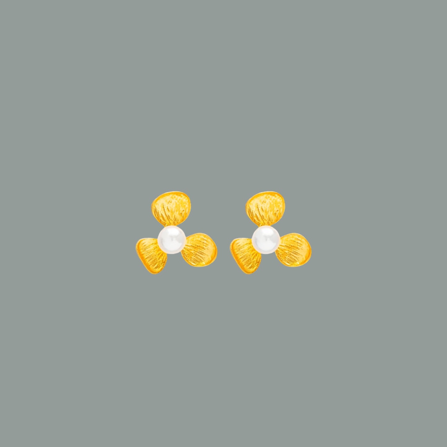 Diana Flower Stud Earrings